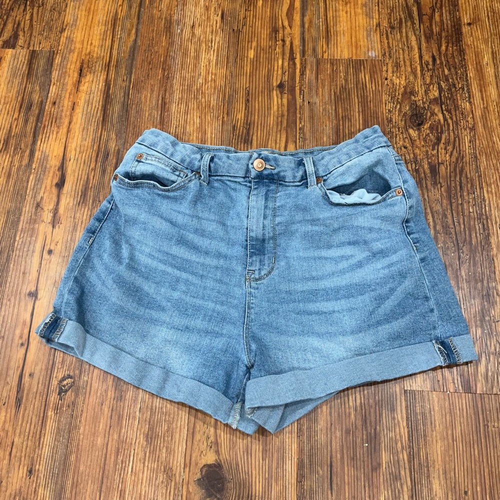 Light Denim Shorts